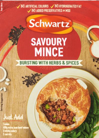 Schwartz Sachets - Savoury Mince 6 x 35g